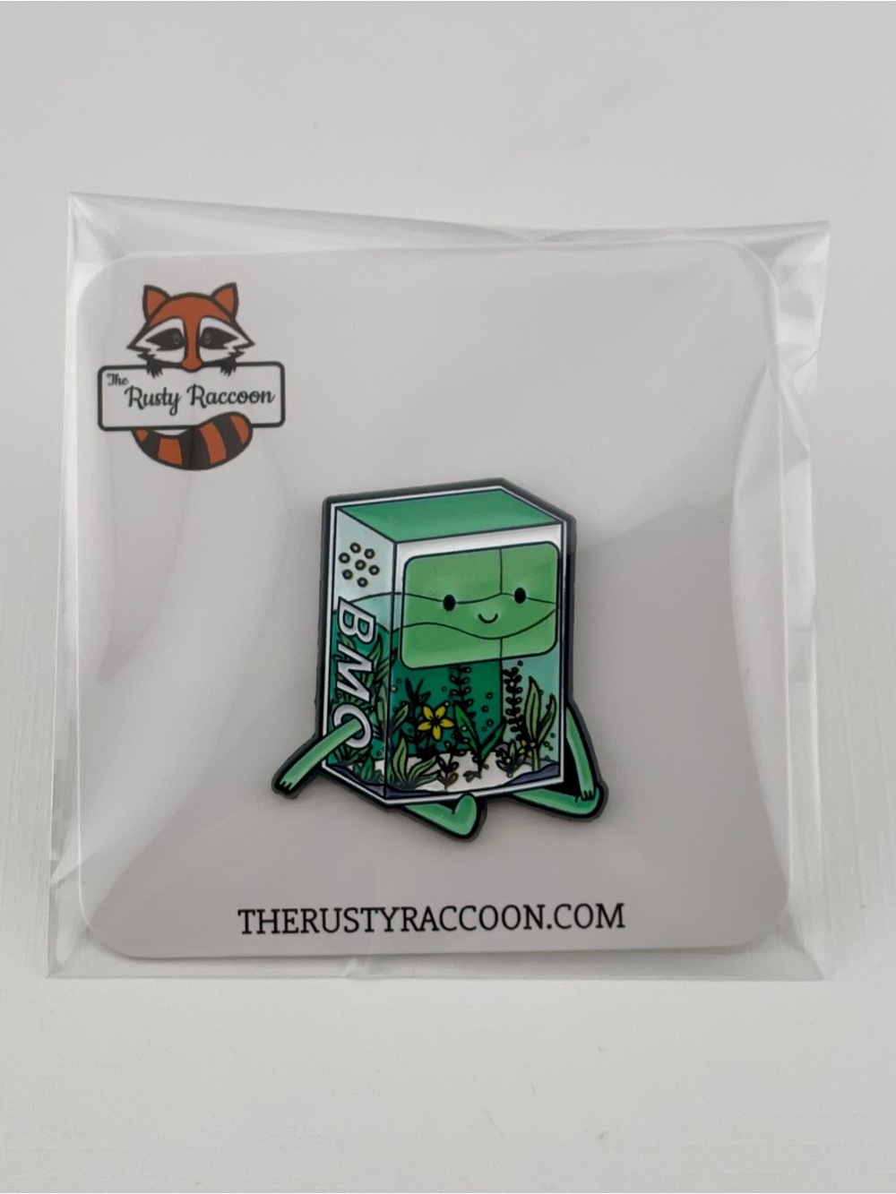 Green BMO Terrarium Enamel Pin